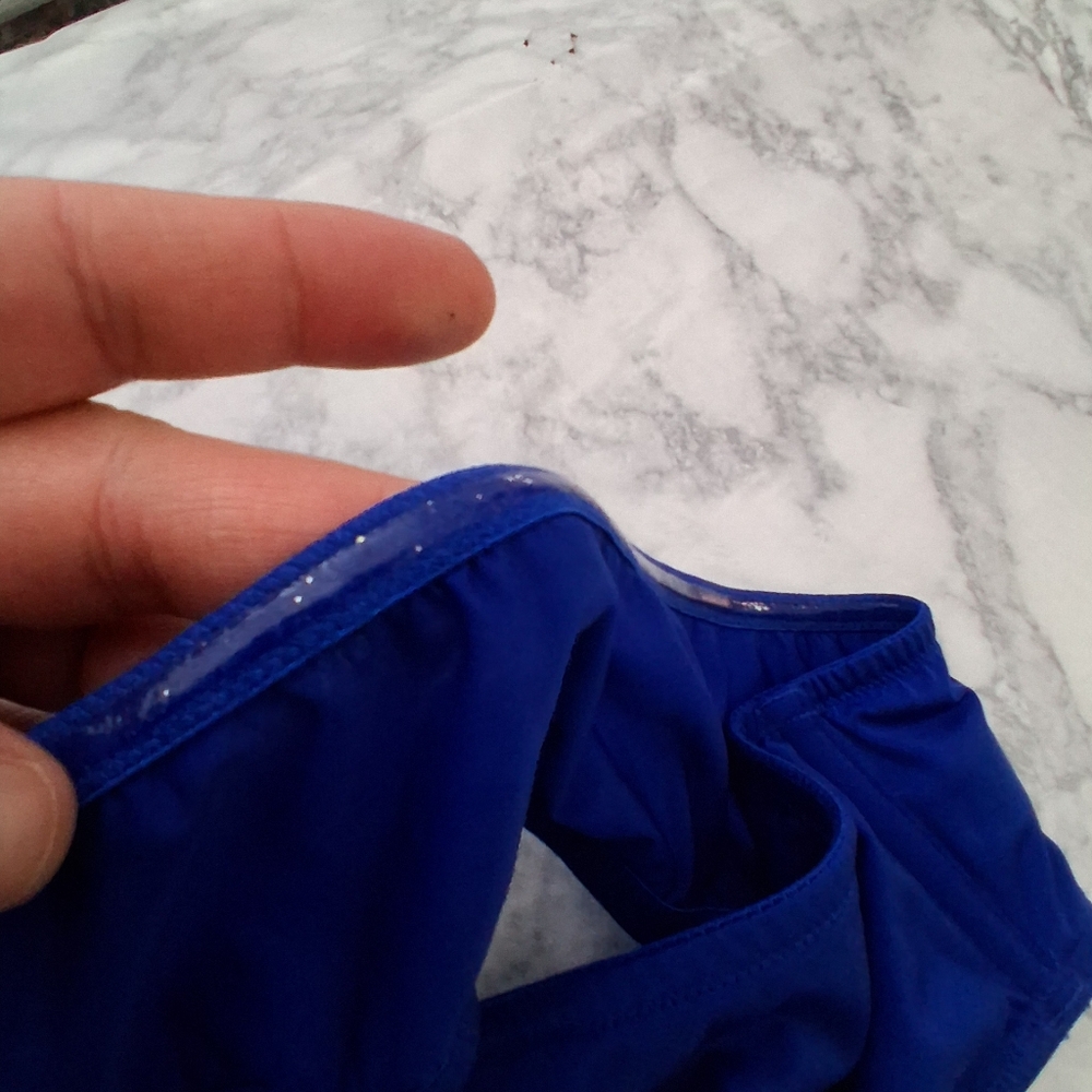 Victoria's Secret Royal Blue Bandeau Bikini Top Size Medium - Picture 6 of 7